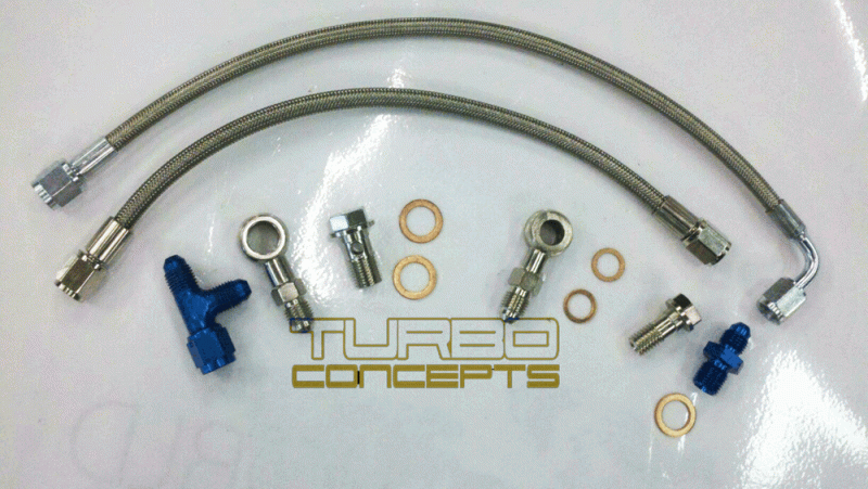 Subaru Upgrade Oil Supply Line Set - Turbo Concepts