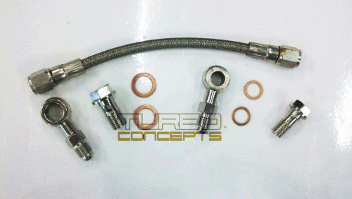 Subaru Upgrade Oil Supply Line Set - Turbo Concepts